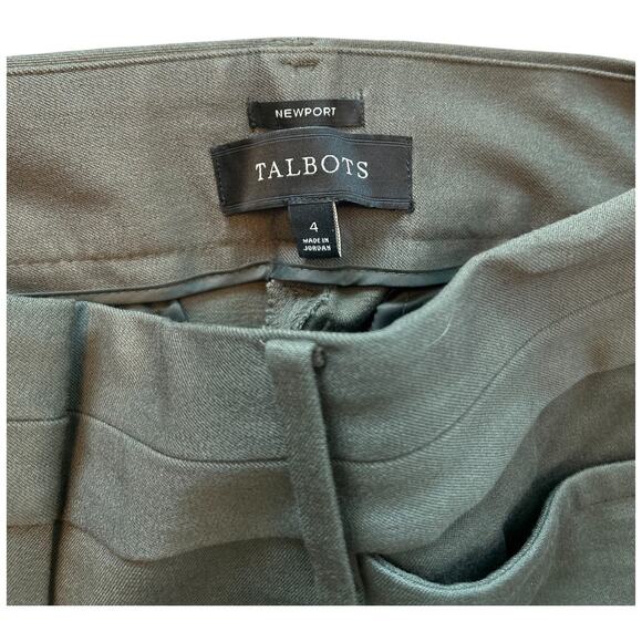Perfect Condition Talbots Newport Pant Olive Green Size 4 - Picture 5 of 13